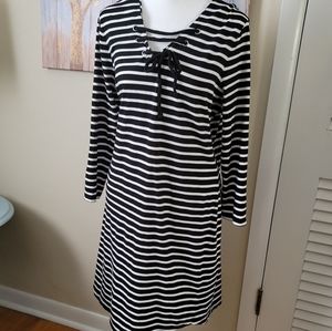 MICHAEL Michael Kors striped dress